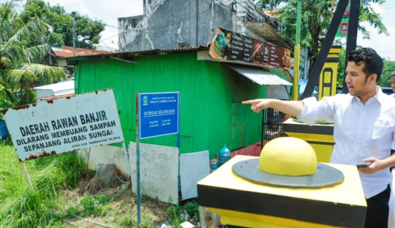 Mitigasi Bencana Banjir, Mas Wagub Emil Cek Sungai di Pamekasan