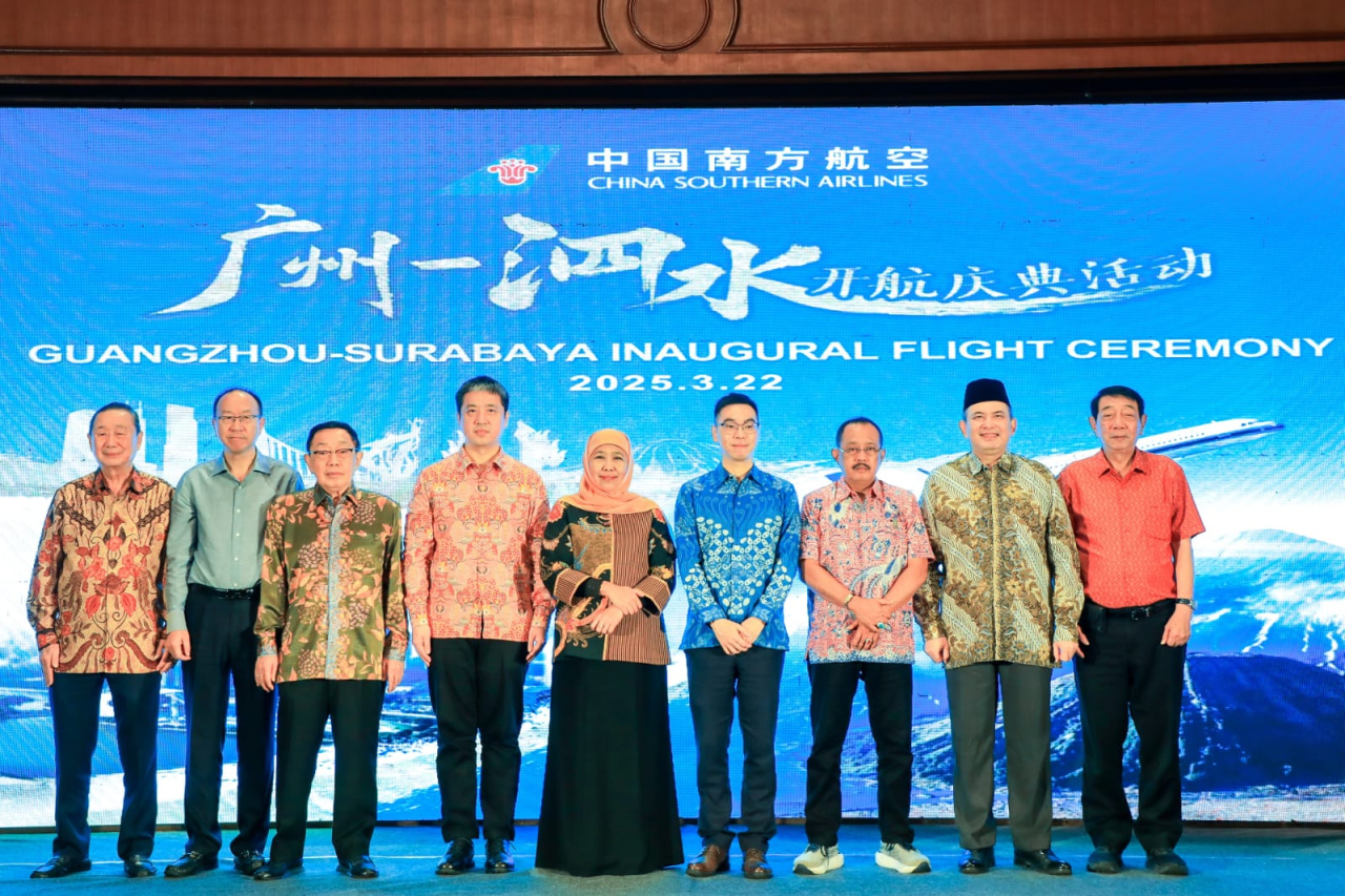 Penerbangan Guangzhou-Surabaya Resmi Diluncurkan