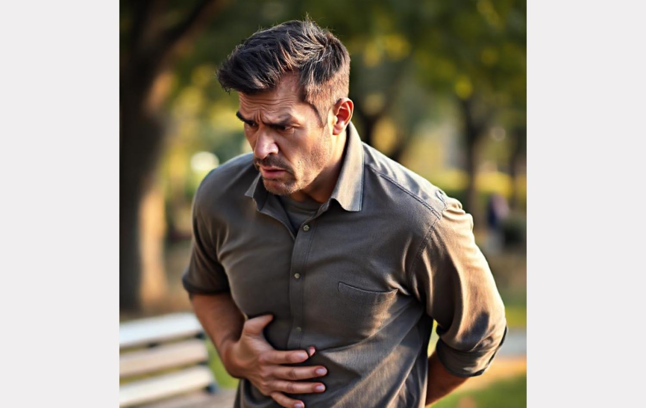 Ilustrasi mual dan lelah. Foto/AI