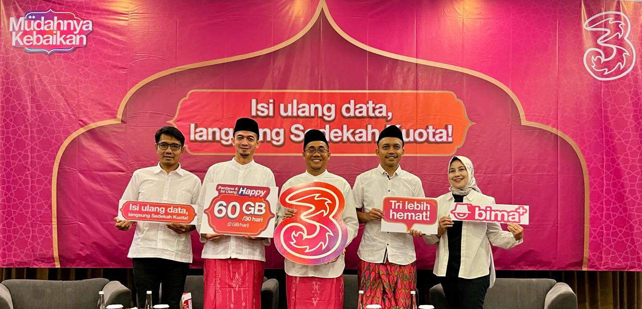 Program Sedekah Kuota Tri, Langkah Nyata Dukung Literasi Digital Generasi Muda Indonesia