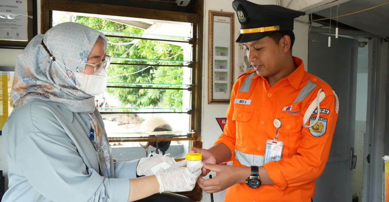 Tes Narkoba Mendadak untuk Petugas KAI, Ini Hasilnya!