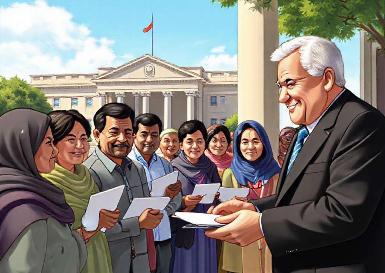 Dewan Pers mengeluarkan imbauan kepada seluruh pihak untuk tidak melayani permintaan Tunjangan Hari Raya (THR). Foto: Ilustrasi/AI