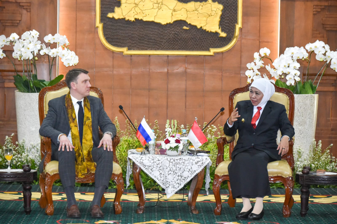 Jatim dan Provinsi Tomsk Rusia Jajaki Kerjasama Pendidikan, Teknologi hingga Energi Terbarukan