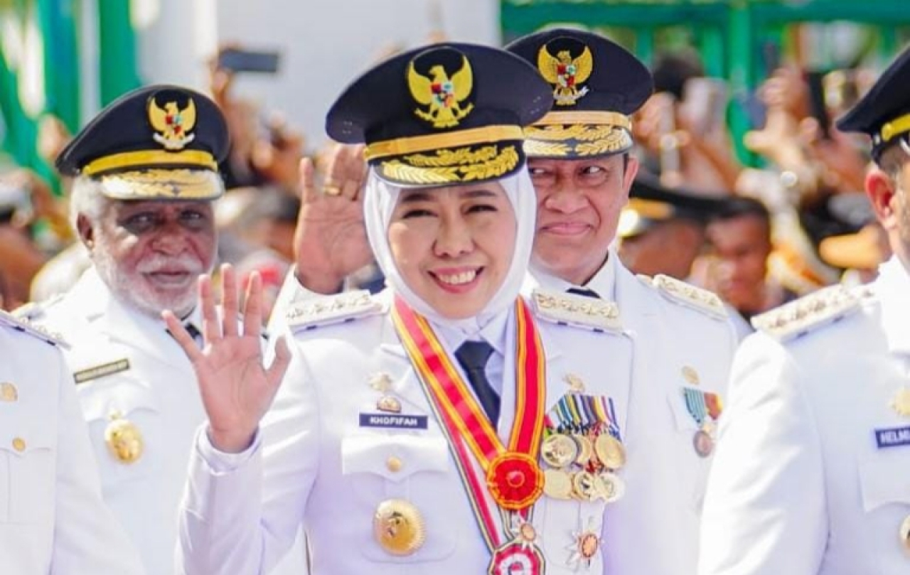 Khofifah Indar Parawansa, Gubernur perempuan pertama di Jawa Timur. foto: Khofifah for ayojatim