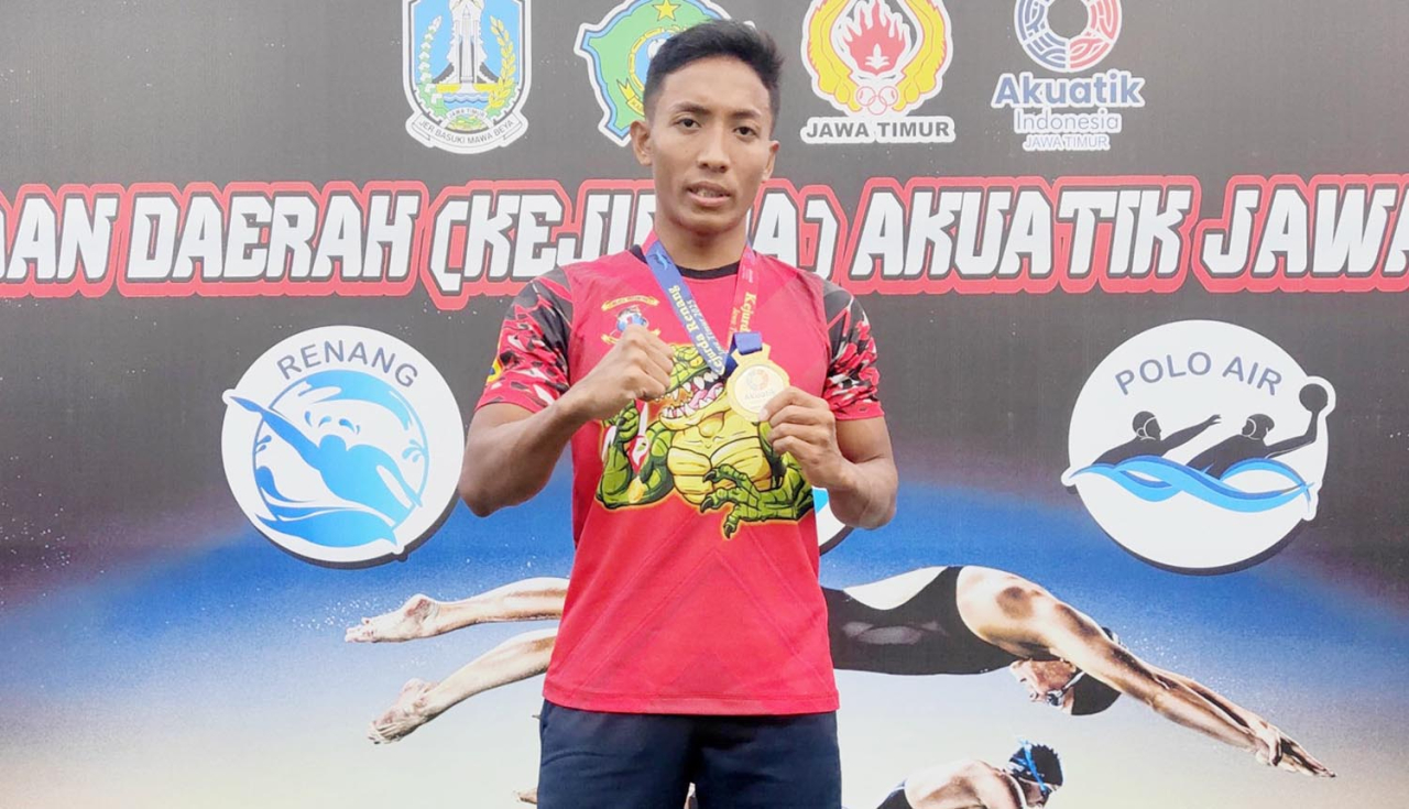 Atlet Renang Yonif 1 Marinir Raih Prestasi Gemilang di Kejurda Akuatik Jawa Timur 2025