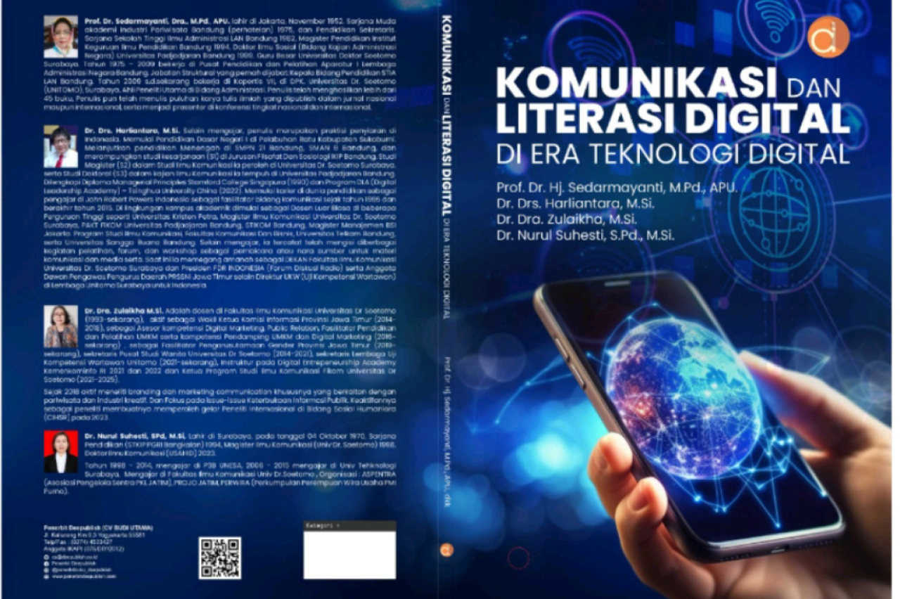 Empat Dosen Unitomo Terbitkan Buku Panduan Komunikasi dan Literasi Digital di Era Teknologi