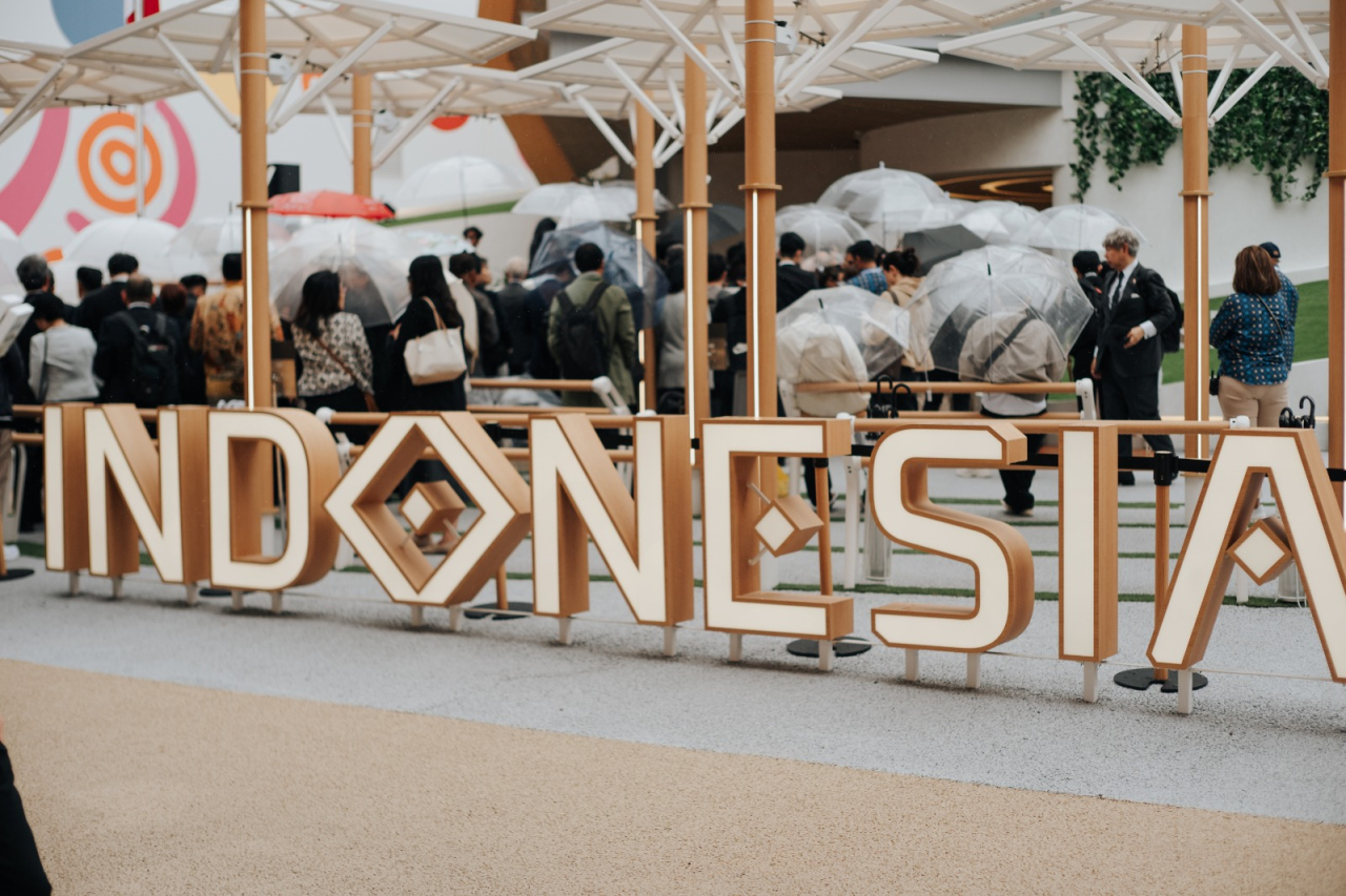 Paviliun Indonesia (Pavindo) secara resmi dibuka di World Expo 2025 Osaka, Jepang, Minggu (13/4). Foto: Ayojatim/Media Center