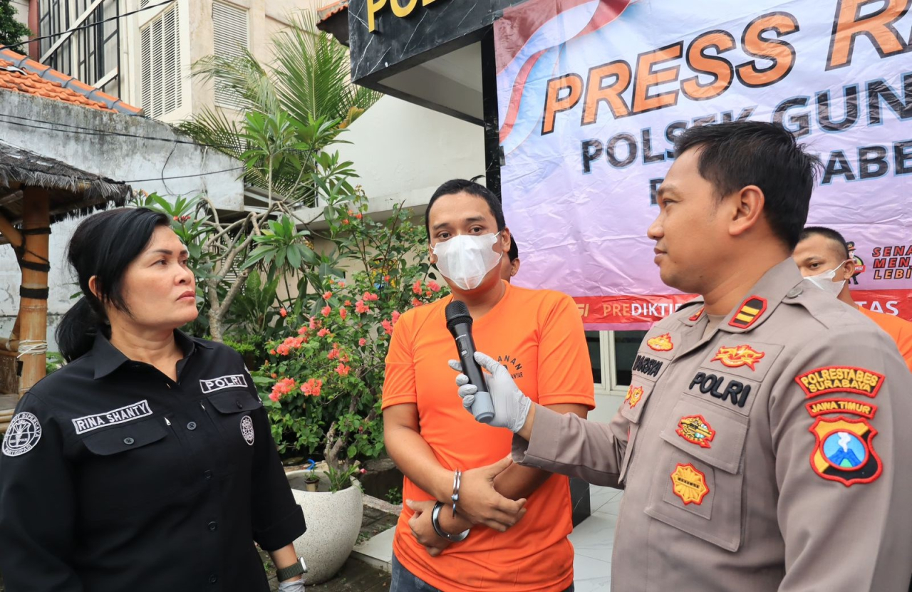 Pemuda Yang Melarikan Motor Korbannya di 6 TKP Surabaya Akhirnya Tertangkap