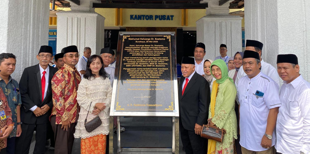Api Perjuangan Dr. Soetomo Menyala di UNITOMO! Dukungan Keluarga Meneguhkan Amanah Sejarah!