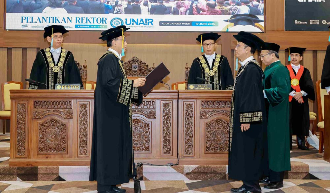 UNAIR di Bawah Kepemimpinan Baru, Komitmen Wujudkan Pendidikan Berkelanjutan dan Berdampak