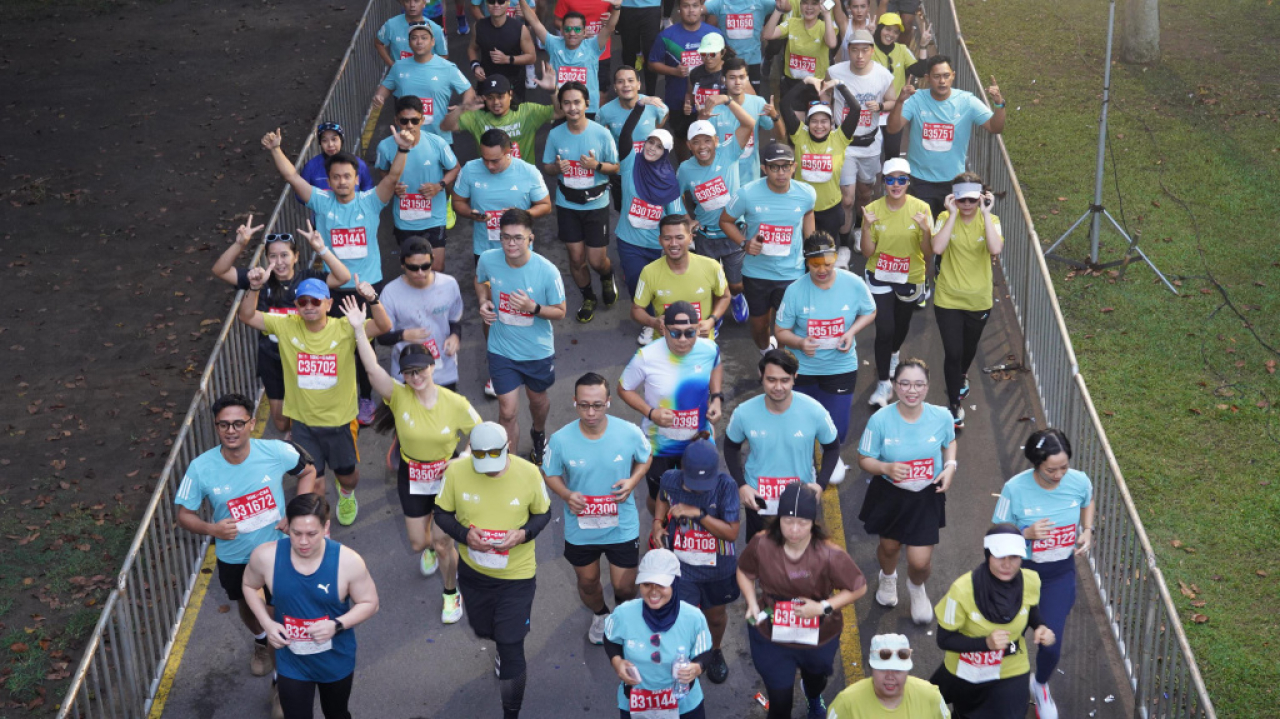 Lari telah menjadi bagian gaya hidup sehat masyarakat Indonesia. Foto/Dok AXA Mandiri