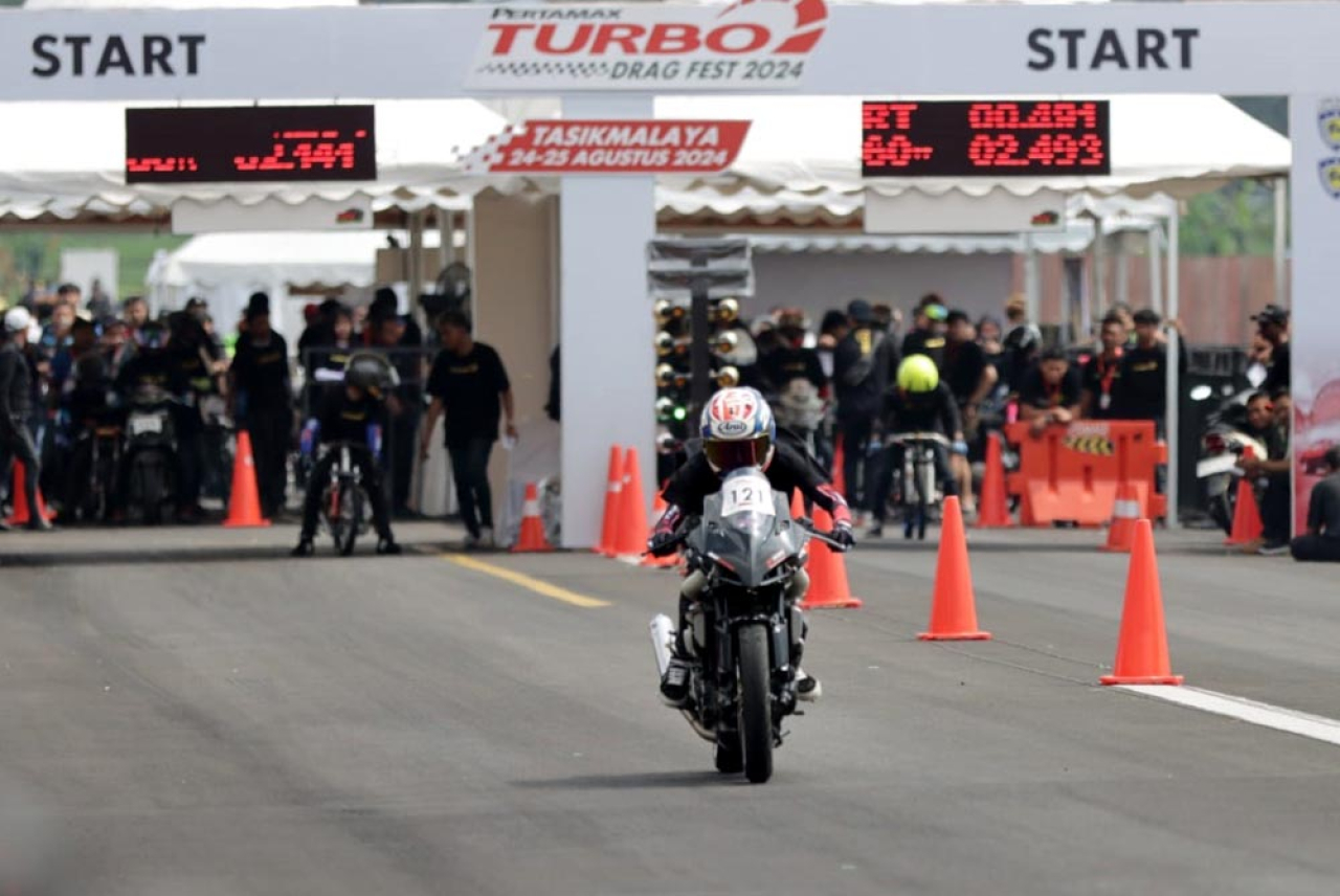 Pertamax Turbo Drag Fest 2025 akan dibagi menjadi dua kategori balapan, yakni Drag Race untuk roda 4 dan Drag Bike untuk roda 2. Foto/Pertamina