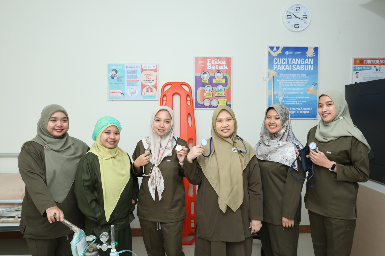Tim Unit Kesehatan Untag Surabaya Jelang PKKMB 2025. Foto: Ayojatim