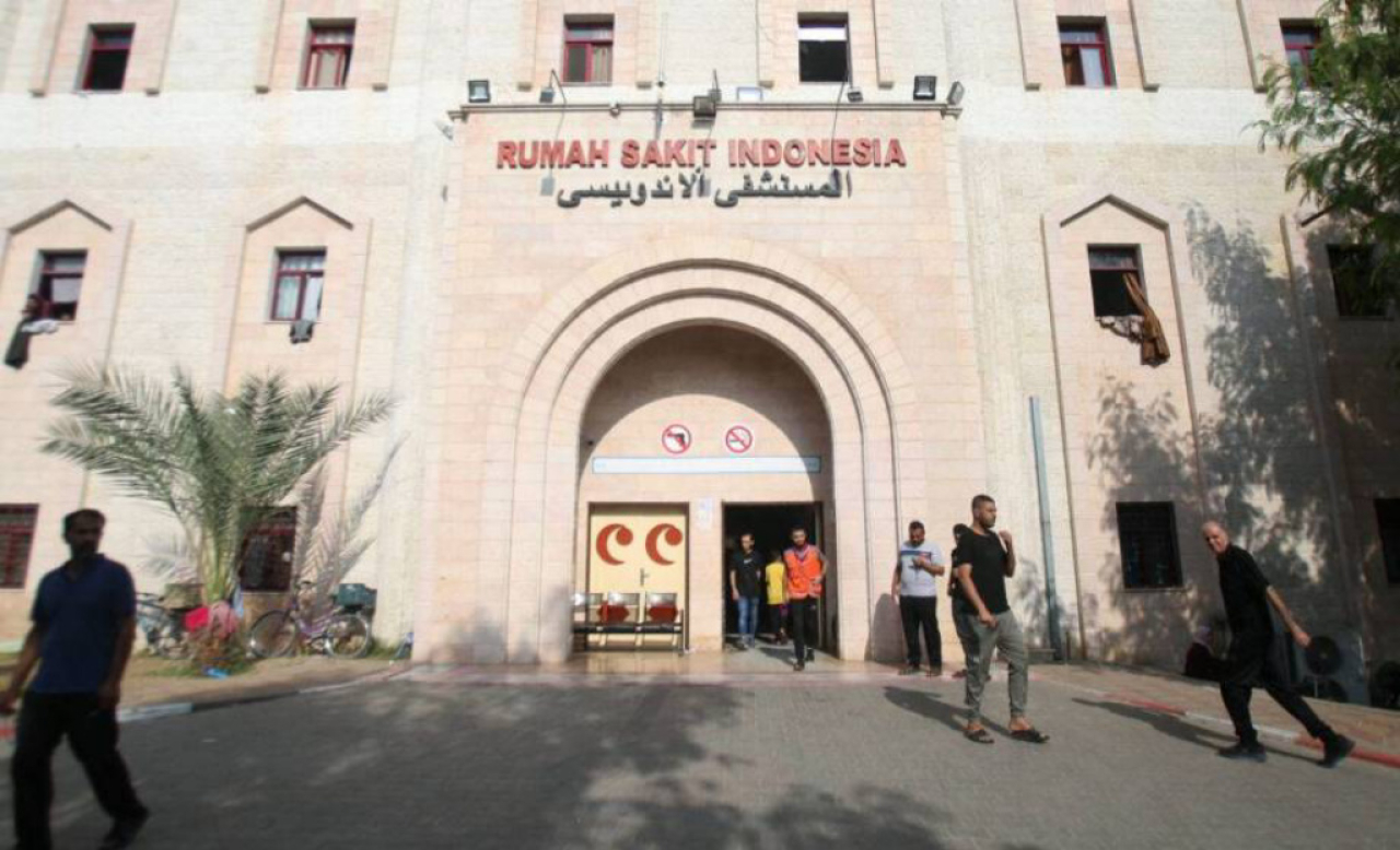 Rumah sakit Indonesia di Gaza. Foto/Gettyimages