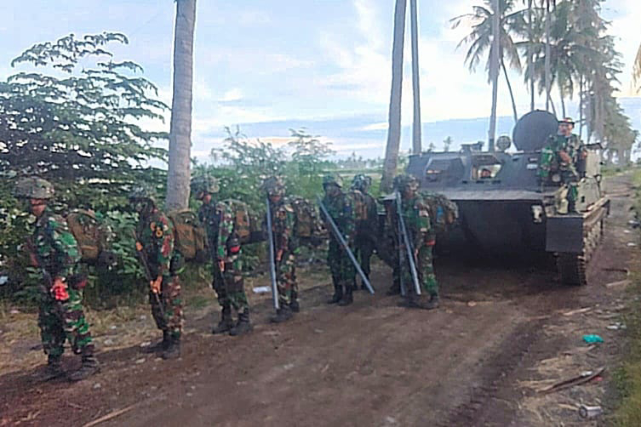 Taktik Kavaleri Diterapkan dalam Latihan Serbuan Mekanis Siswa Dikmaba dan Dikmata Korps Marinir