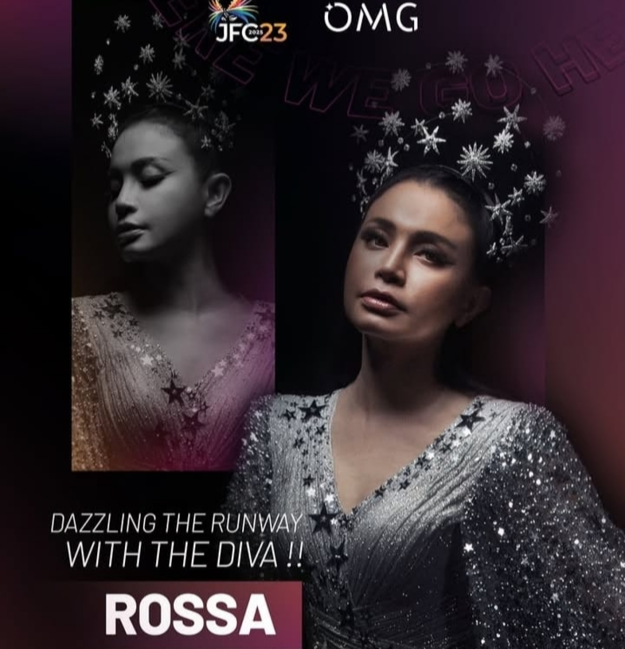 Artis nasional, Rossa menjadi salah satu pengisi acara dalam Jember Fashion Carnival 2025. foto: diskominfo Jember for ayojatim.