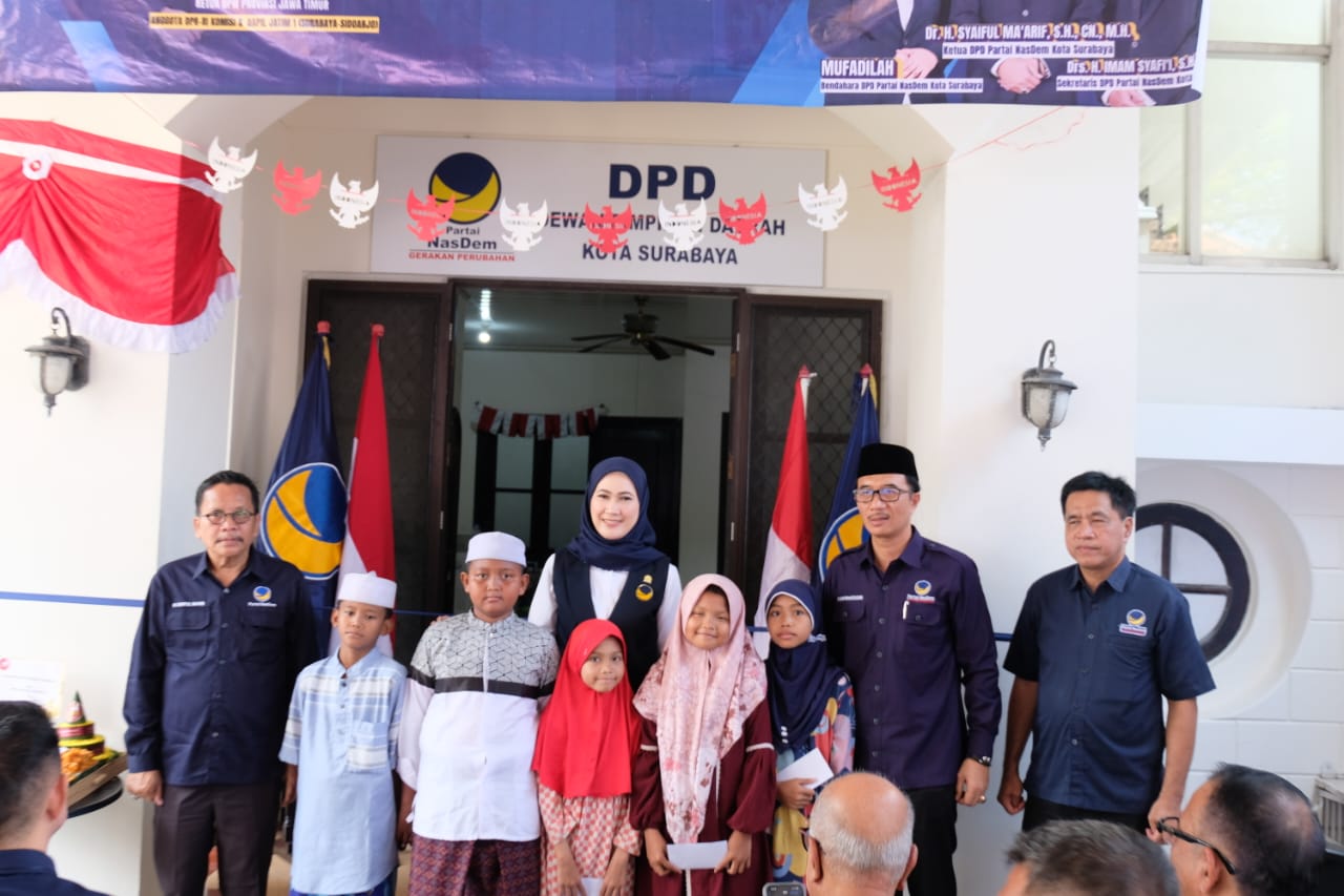 Santunan Anak yatim DPD NASDEM Surabaya 