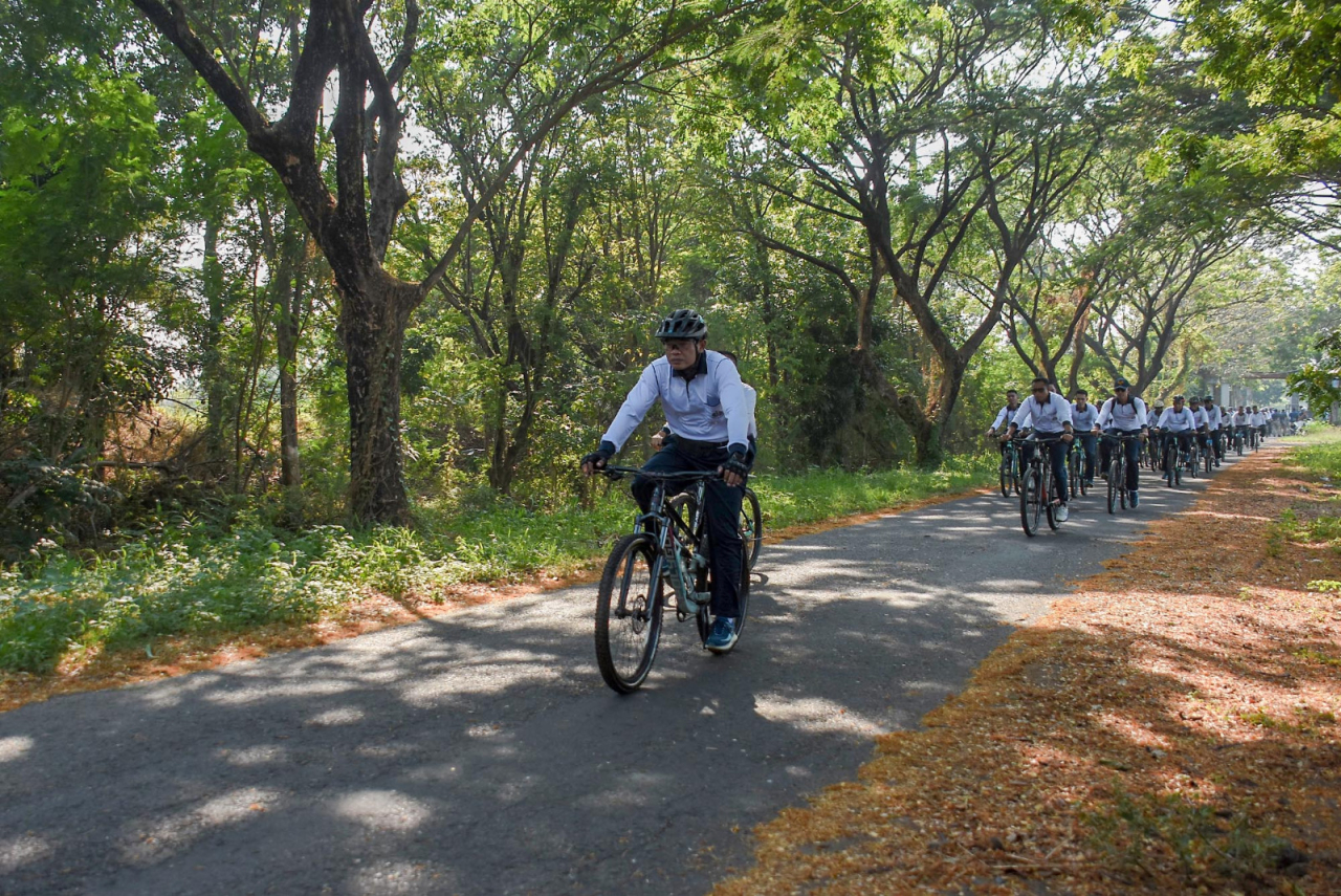 TNI AL Wilayah Surabaya Gelar Fun Bike & Baksos, Perkuat Persaudaraan Prajurit