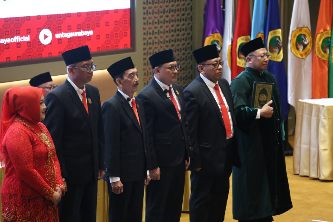 Prof. Mulyanto Nugroho Kembali Pimpin Untag Surabaya, Dorong Internasionalisasi Kampus