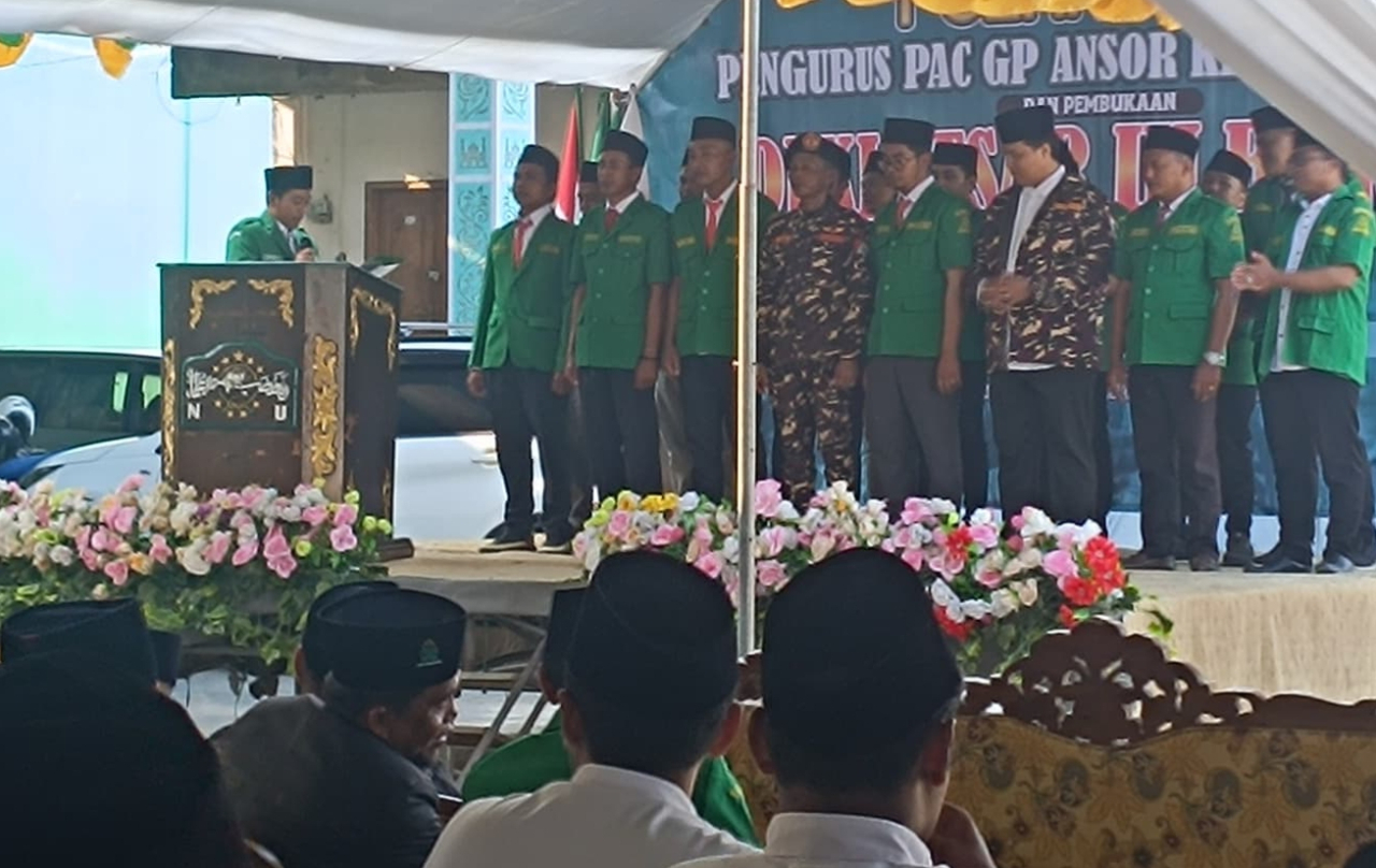 Deni Prasetya, Wakil Ketua PW Ansor Jatim Lantik Pengurus PAC GP Ansor Pamekasan