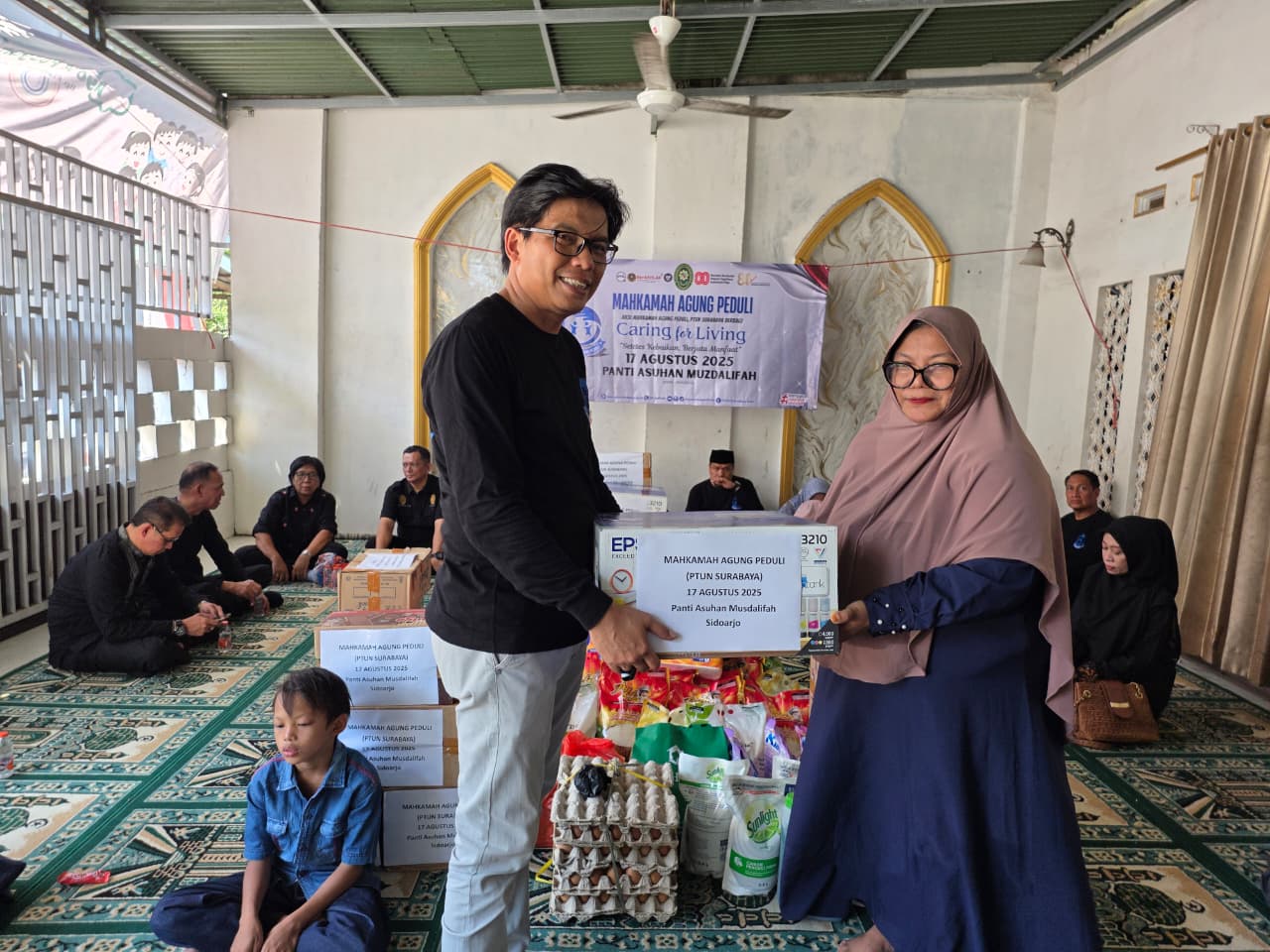 Gerakan Mahkamah Agung Peduli, PTUN Surabaya Santuni Panti Asuhan di Sidoarjo