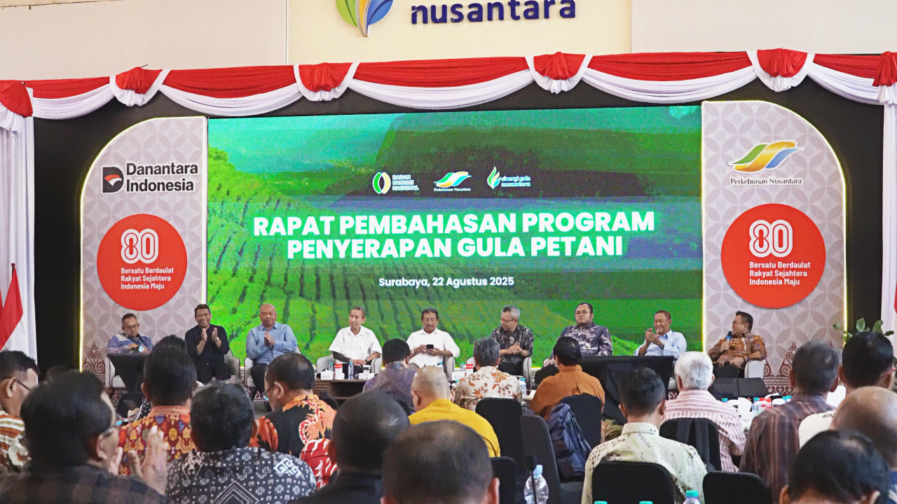 PT SGN Gelar Rapat Penyerapan Gula Petani, Pastikan Harga Minimal Rp14.500/Kg dan Stabilitas Industri Gula Nasional