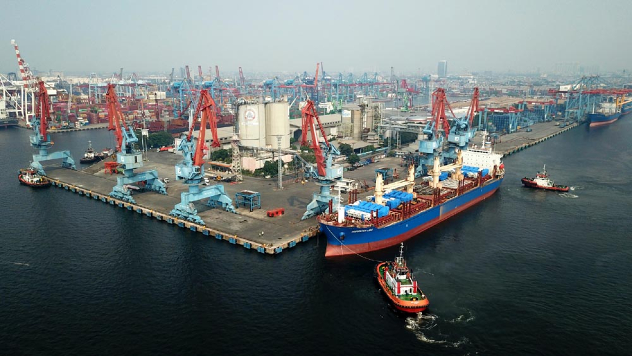 PTP Nonpetikemas Cabang Tanjung Priok menjadi tulang punggung layanan terminal multipurpose. Foto/PTP Nonpetikemas