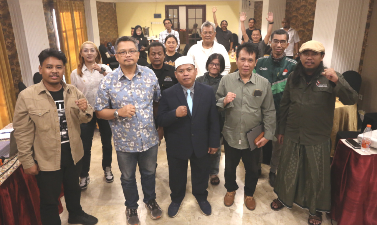 Focus Group Discussion (FGD) bertema "Quo Vadis Aksi Massa 2025: Demokrasi atau Anarki?" di Grand Surabaya Hotel, Kamis (11/9/2025). Foto/Ayojatim