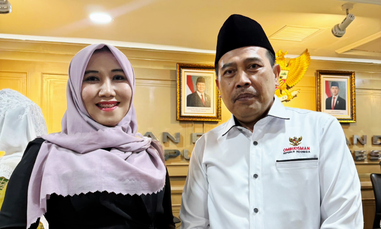 Senator Lia Istifhama bersama Ketua Ombudsman RI, Muhammad Najih usai Rapat Komite III DPD RI bersama Ombudaman RI. foto: Lia for ayojatim.