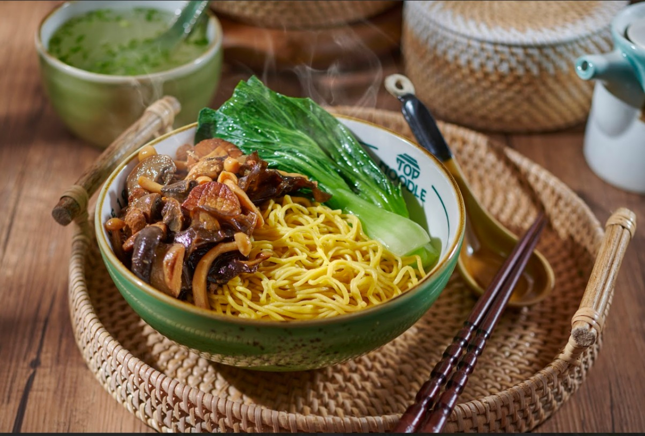 Salah satu sajian mie di Top Noodle Jogjakarta