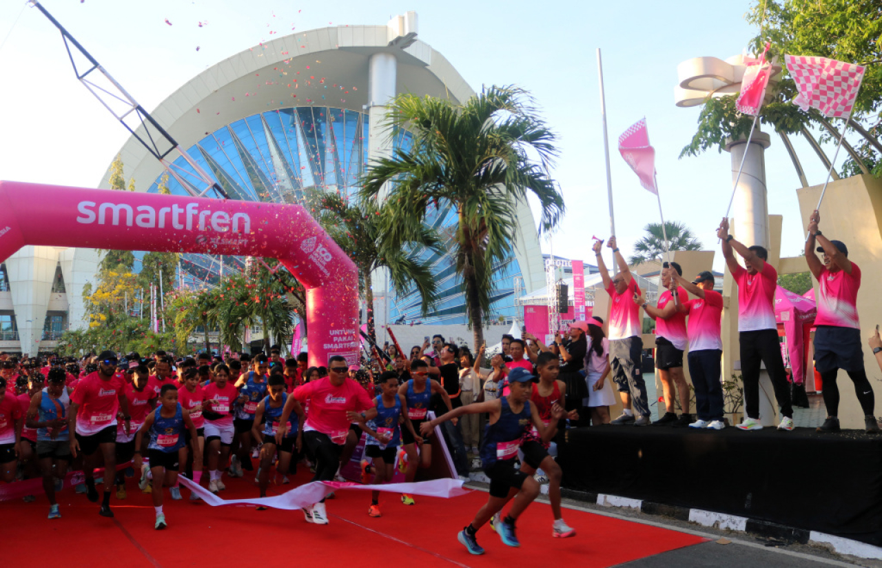 Smartfren Perluas Jaringan 4G LTE ke Kupang dan Bulukumba, Gelar Fun Run Meriah