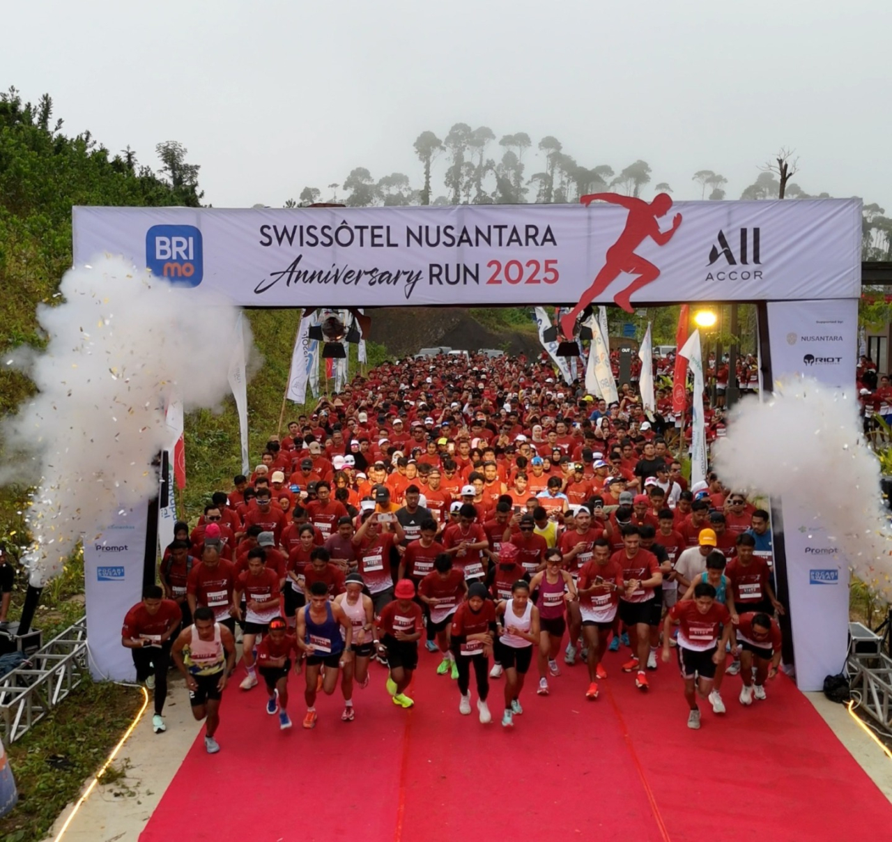 Swissôtel Nusantara Meriahkan Ulang Tahun Pertama Lewat Anniversary Run 2025 Swissôtel Nusantara, Rabu (5/10/2025). Foto: Swissôtel Nusantara