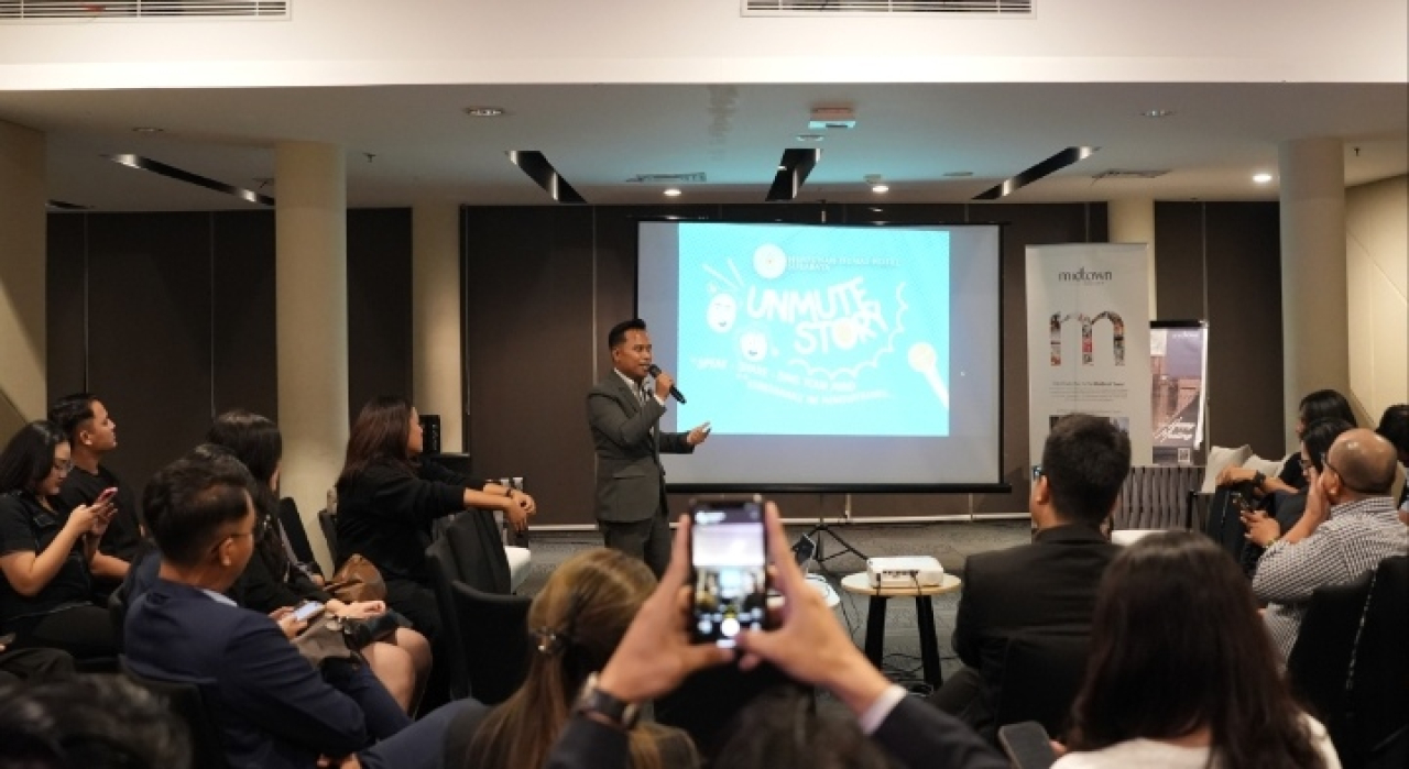 Kus Andi, Ketua H3 saat acara Unmute Story di Midtown Hotel Residence Surabaya 