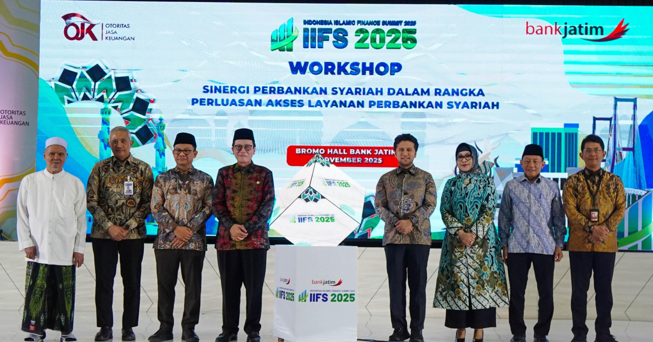 Bank Jatim bersama OJK Jawa Timur sukses menggelar workshop dalam ajang Indonesia Islamic Finance Summit (IIFS) 2025. foto: bankjatim for ayojatim.