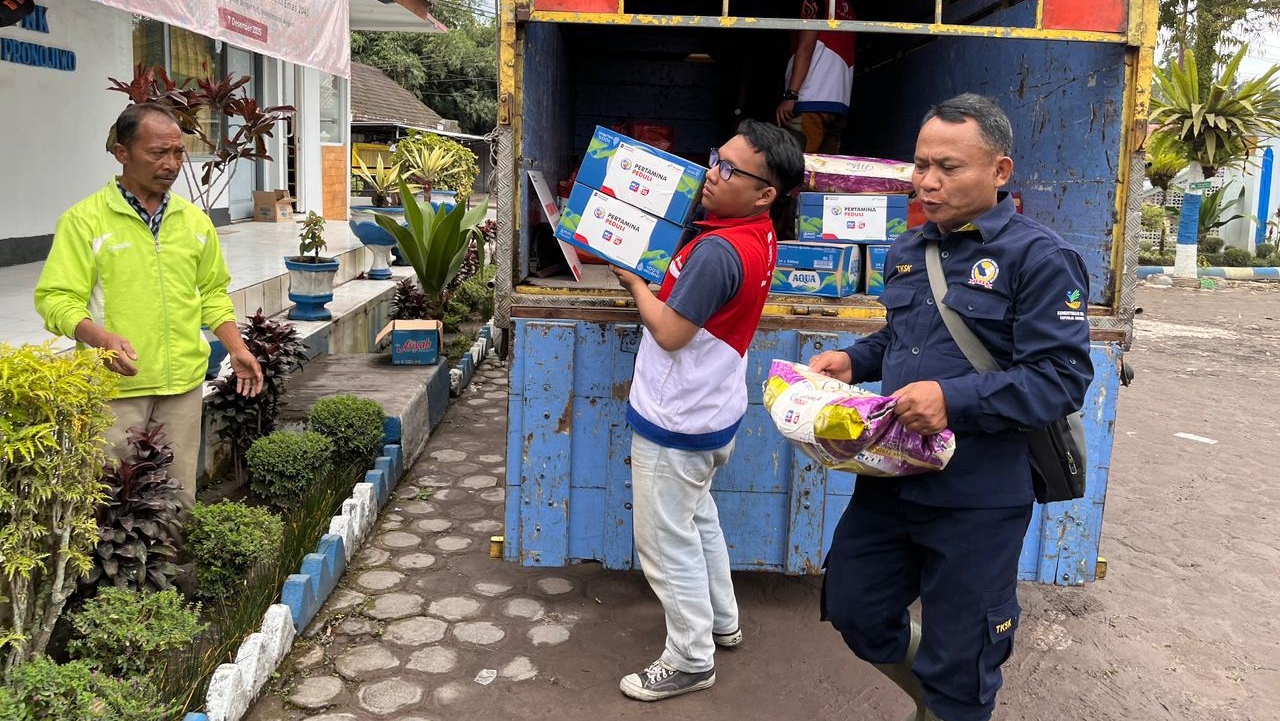 Dukungan Cepat Pertamina Patra Niaga untuk Masyarakat Terdampak Erupsi Semeru di Lumajang