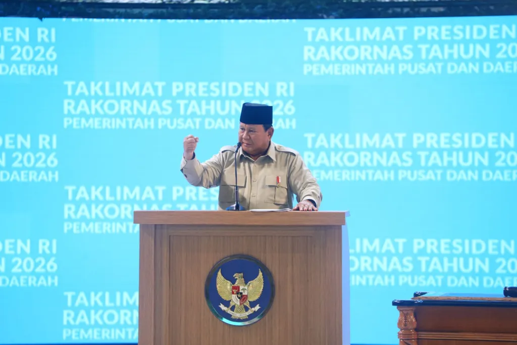 Pertemukan Seluruh Unsur Pemerintahan, Presiden Prabowo Apresiasi Rakornas Pusat–Daerah 2026