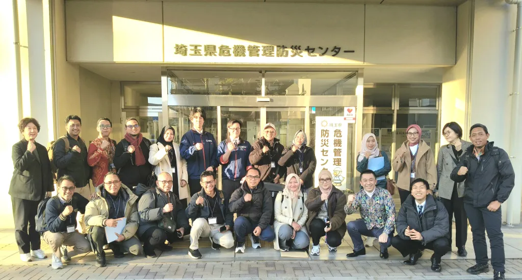 Dalami Materi Kebencanaan, Kolaborasi Tim Pemprov Jatim Ikuti Short Course Kebencanaan di Jepang