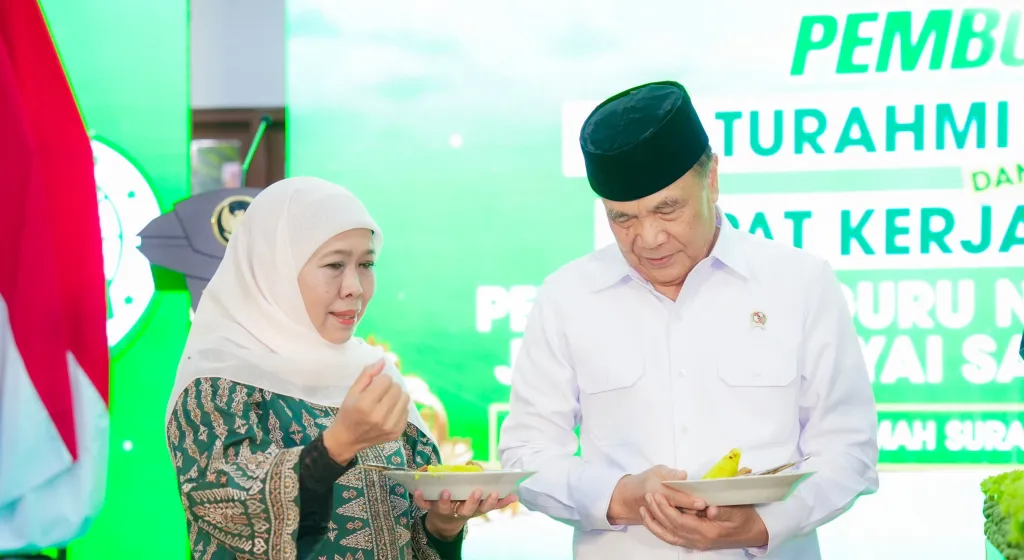 Gubernur Khofifah Hadiri Rakernas Pergunu dan JKSN Bersama Menko Polkam