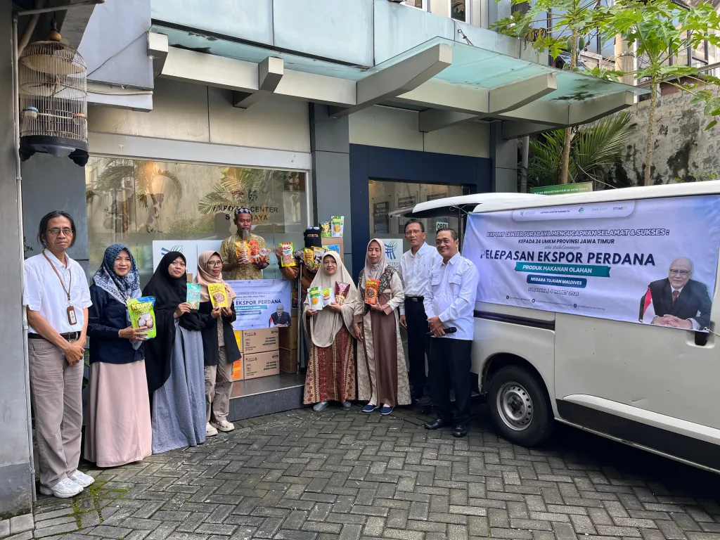 24 UMKM Jatim Ekspor Produk Olahan ke Maladewa, Export Center Surabaya Dorong UMKM Naik Kelas
