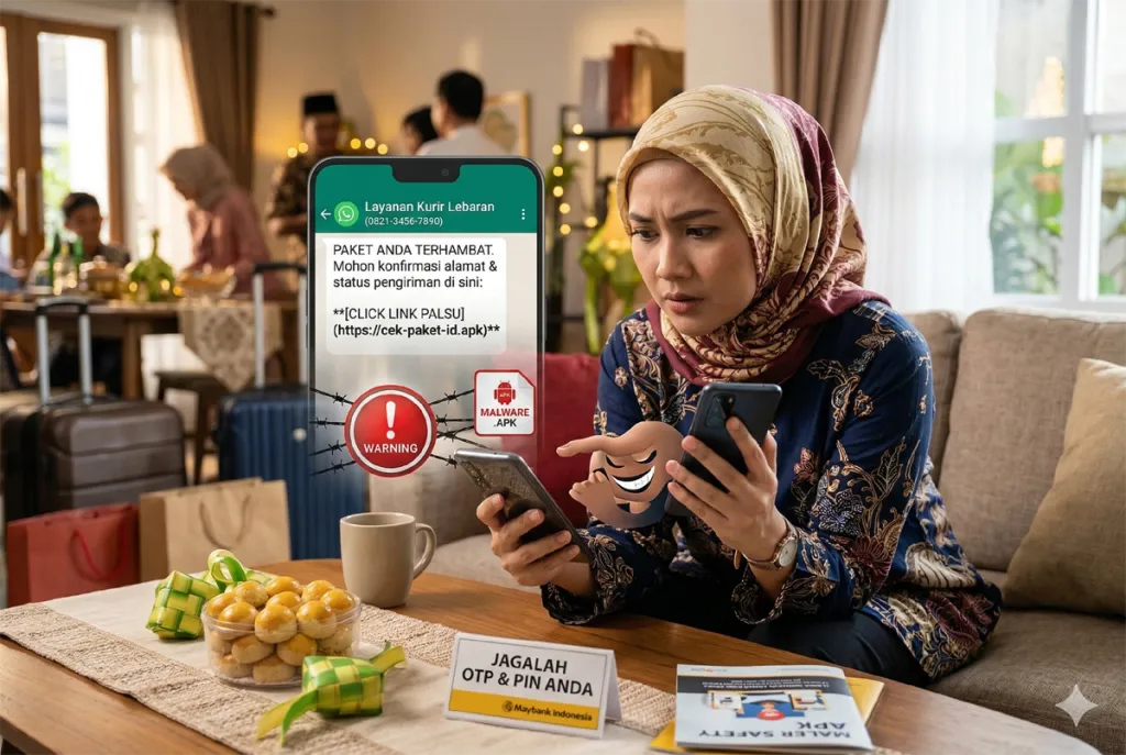 Waspada Penipuan Digital Lebaran, Jangan Asal Klik Tautan Palsu