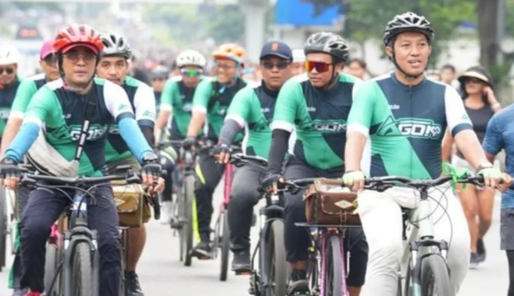 Ketum Addin Jauharudin : Harlah GP Ansor ke-92 Gelar Gowes 123 Km Melintasi 6 Kabupaten/Kota di Jawa Timur