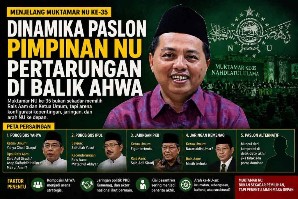 Membaca Paslon Pimpinan NU di Muktamar NU ke-35