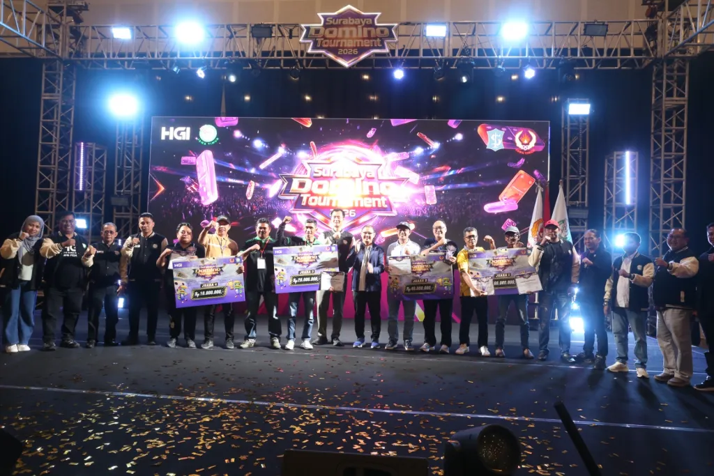 Surabaya Domino Tournament 2026 Berjalan Meriah, Kolaborasi Pordi dan HGI Dorong Domino Jadi Lebih Serius