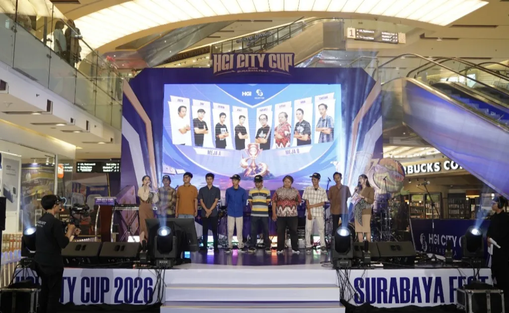 Sulap Mall Jadi Arena Esports Domino, Pemkot Surabaya Beri Dukungan Untuk HGI City Cup 2026 Surabaya Fest