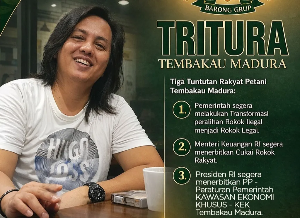 Dorong Transformasi Rokok Ilegal dan Percepatan KEK Tembakau Madura, Gus Lilur Apresiasi Menkeu Purbaya