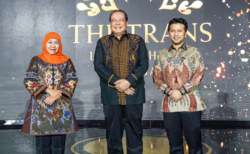 Gubernur Khofifah Bersama Wagub Emil dan Founder CT Corp Resmikan The Trans Luxury Hotel Surabaya