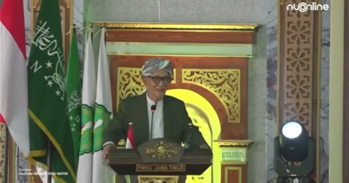 Gus Lilur Luruskan Bacaan Ayat Al Quran Rais Aamiin KH Miftachul Akhyar di Acara Kick Off Hari Santri 2026