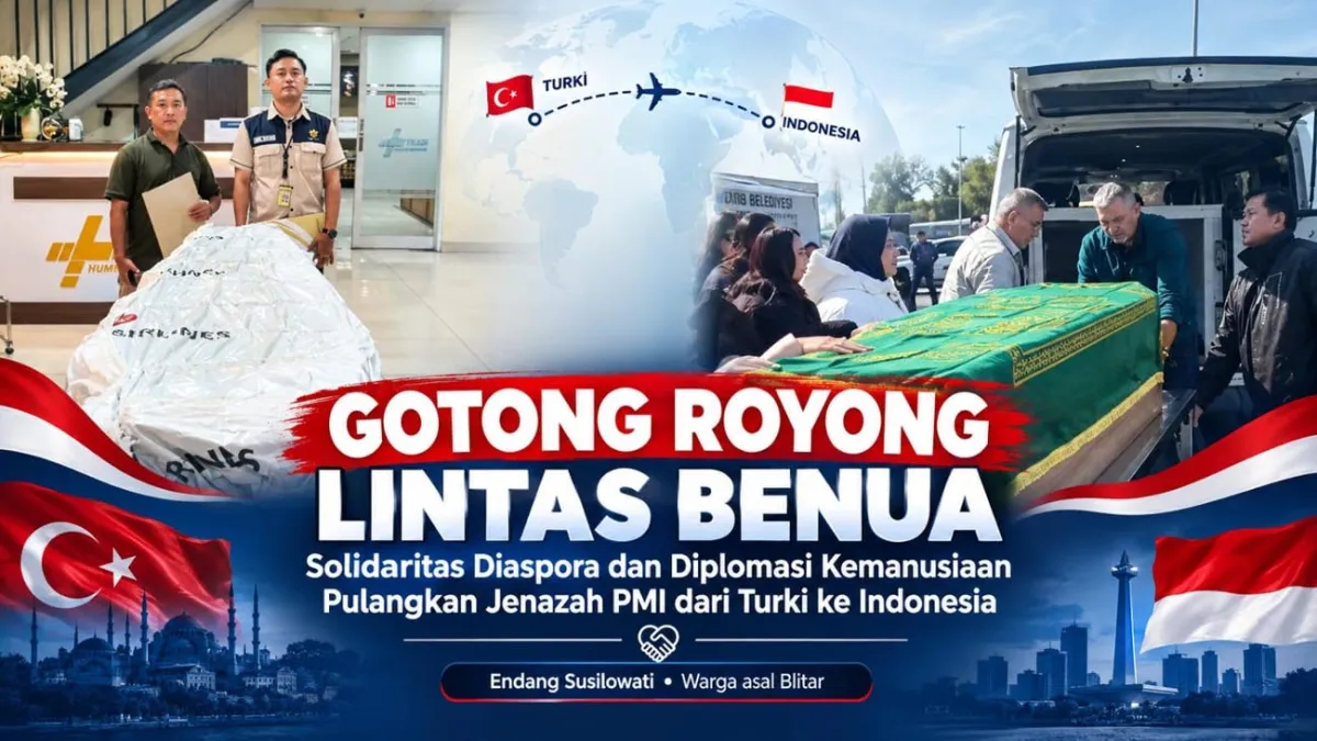 Galang Dana Kurang dari 48 Jam, Jenazah PMI Blitar Dipulangkan dari Turki