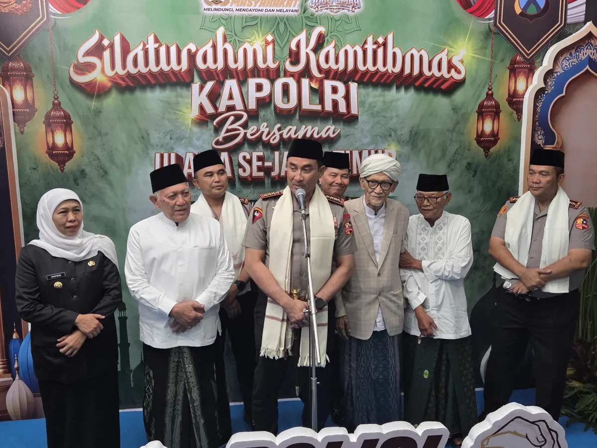 Sambangi Polda Jatim, Kapolri Tegaskan Komitmen Kolaborasi Bersama Ulama dan Masyarakat
