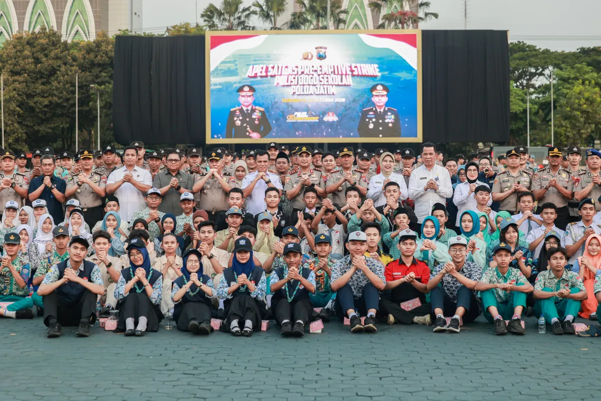Cegah Bullying hingga Narkoba, Kapolda Jatim Luncurkan Program Polisi Jogo Sekolah